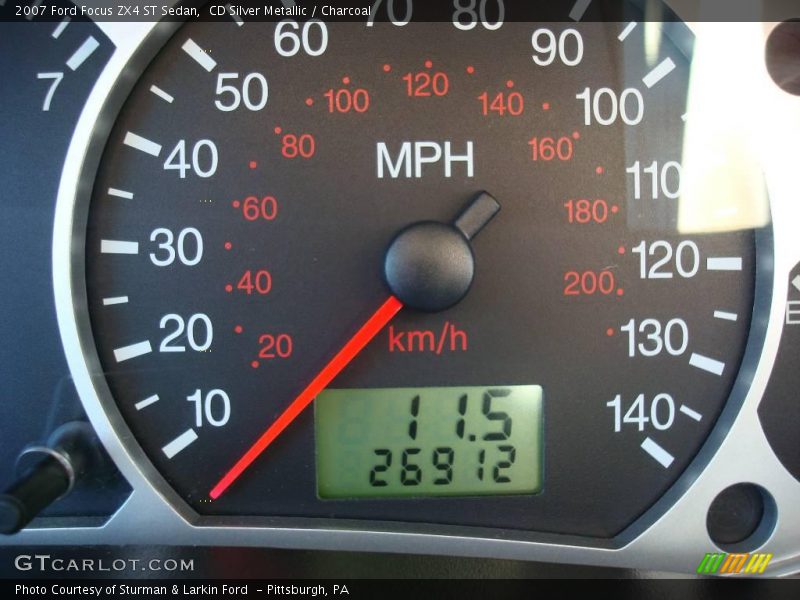 CD Silver Metallic / Charcoal 2007 Ford Focus ZX4 ST Sedan