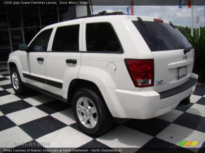 Stone White / Khaki 2006 Jeep Grand Cherokee Laredo