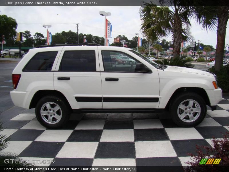 Stone White / Khaki 2006 Jeep Grand Cherokee Laredo