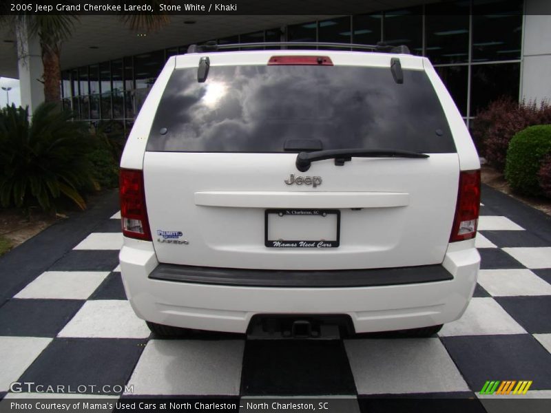 Stone White / Khaki 2006 Jeep Grand Cherokee Laredo