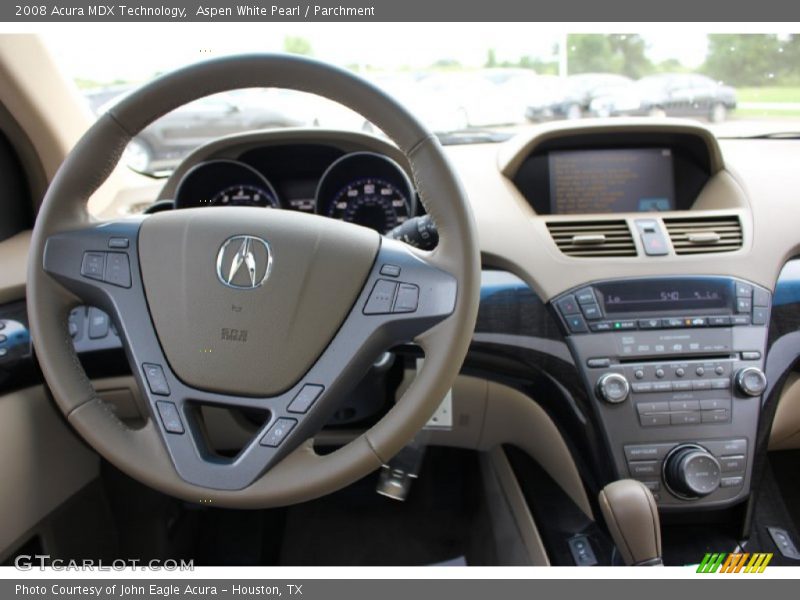 Aspen White Pearl / Parchment 2008 Acura MDX Technology