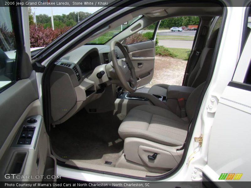 Stone White / Khaki 2006 Jeep Grand Cherokee Laredo