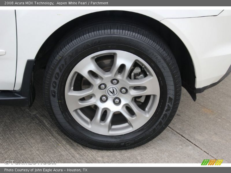 Aspen White Pearl / Parchment 2008 Acura MDX Technology