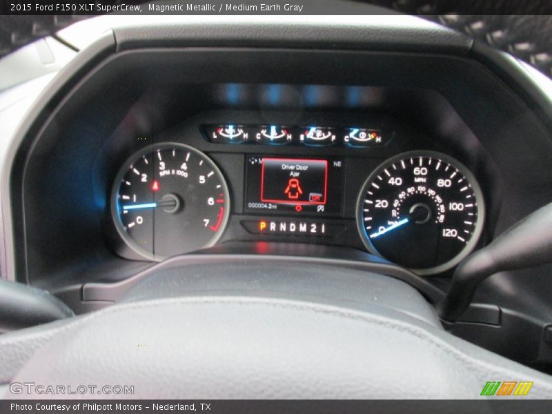 Magnetic Metallic / Medium Earth Gray 2015 Ford F150 XLT SuperCrew