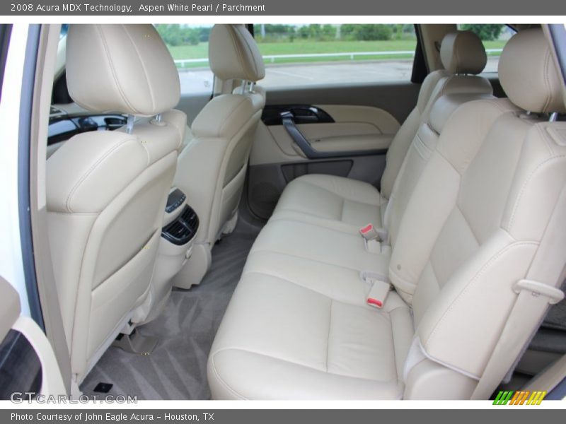 Aspen White Pearl / Parchment 2008 Acura MDX Technology