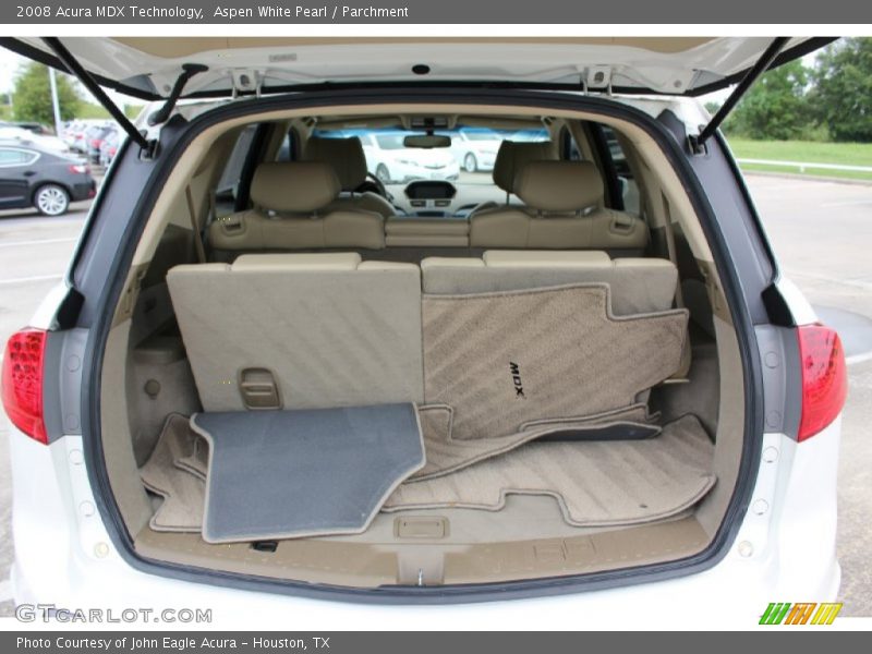 Aspen White Pearl / Parchment 2008 Acura MDX Technology