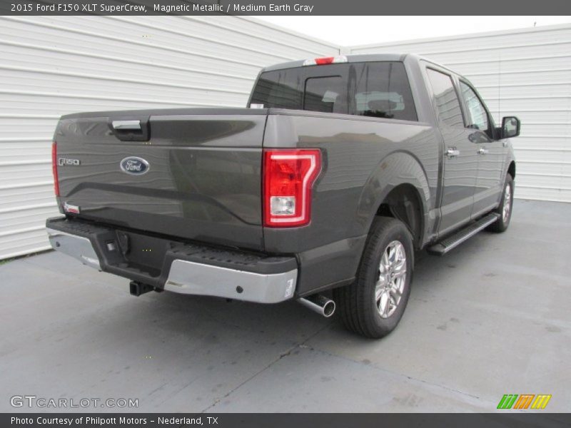 Magnetic Metallic / Medium Earth Gray 2015 Ford F150 XLT SuperCrew