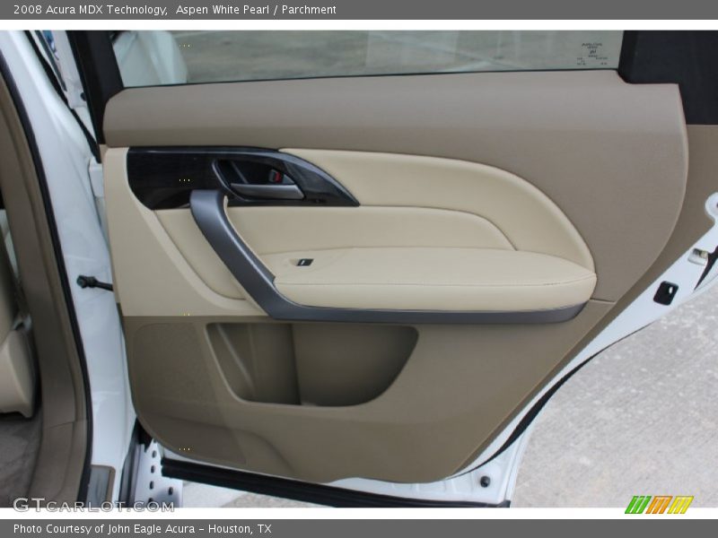 Aspen White Pearl / Parchment 2008 Acura MDX Technology