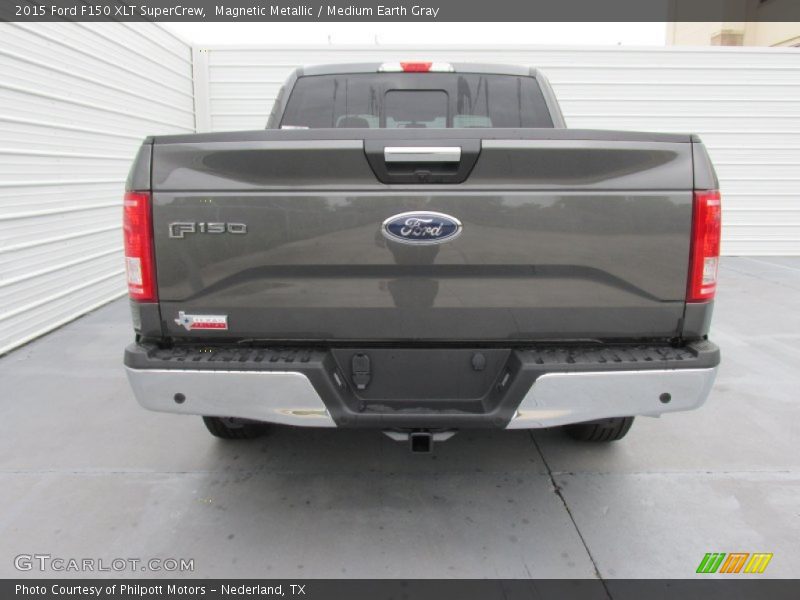 Magnetic Metallic / Medium Earth Gray 2015 Ford F150 XLT SuperCrew