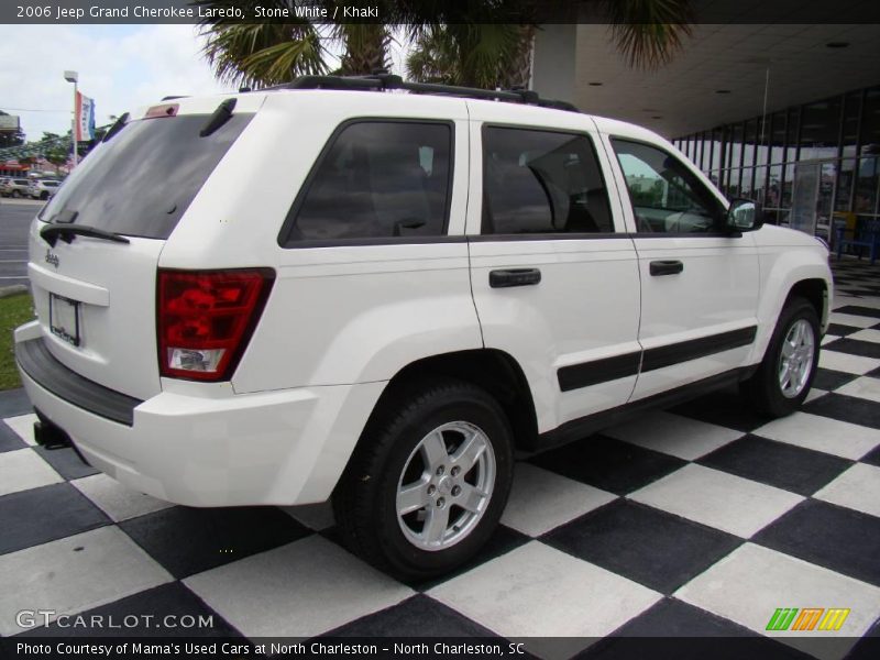 Stone White / Khaki 2006 Jeep Grand Cherokee Laredo