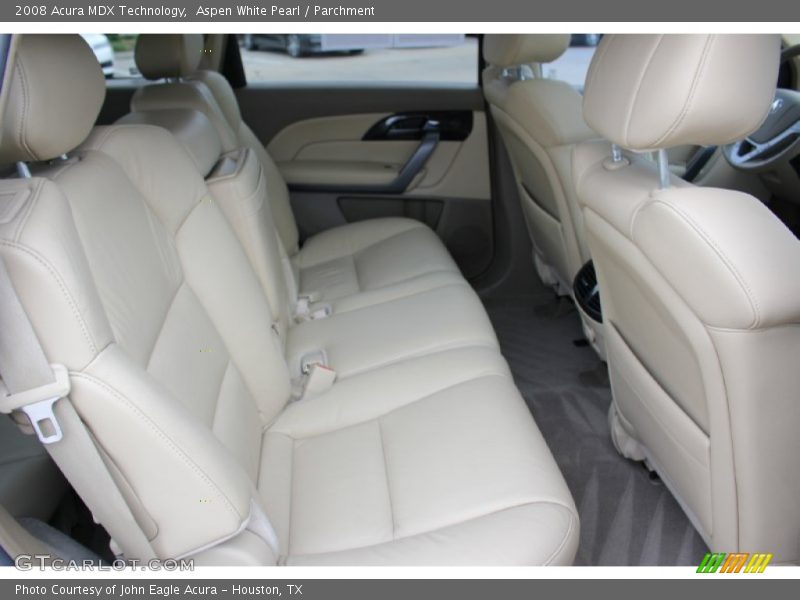 Aspen White Pearl / Parchment 2008 Acura MDX Technology