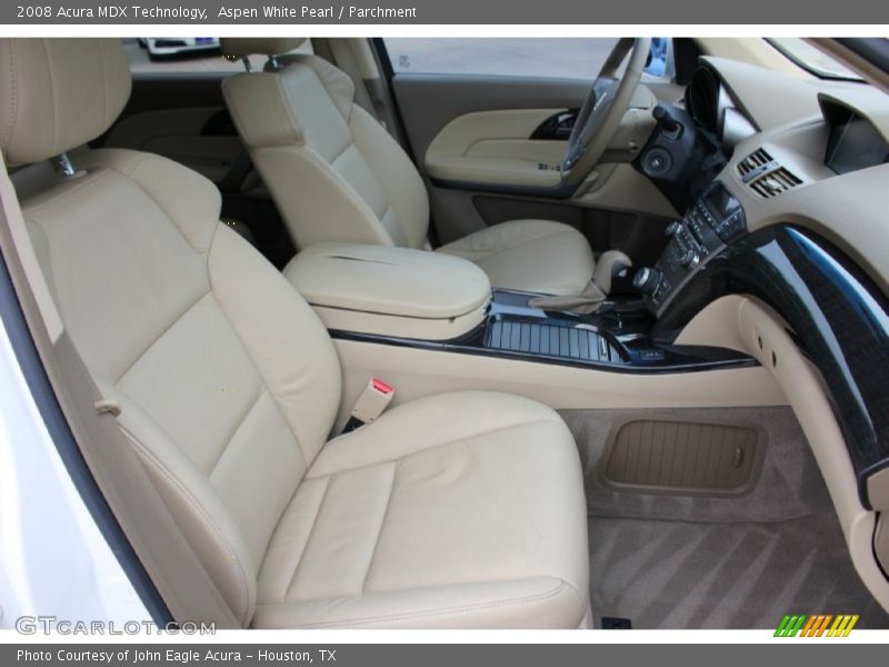 Aspen White Pearl / Parchment 2008 Acura MDX Technology