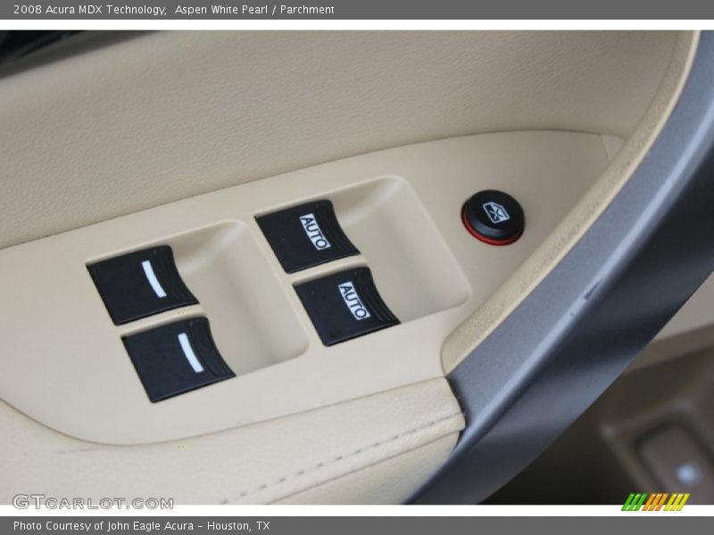 Aspen White Pearl / Parchment 2008 Acura MDX Technology