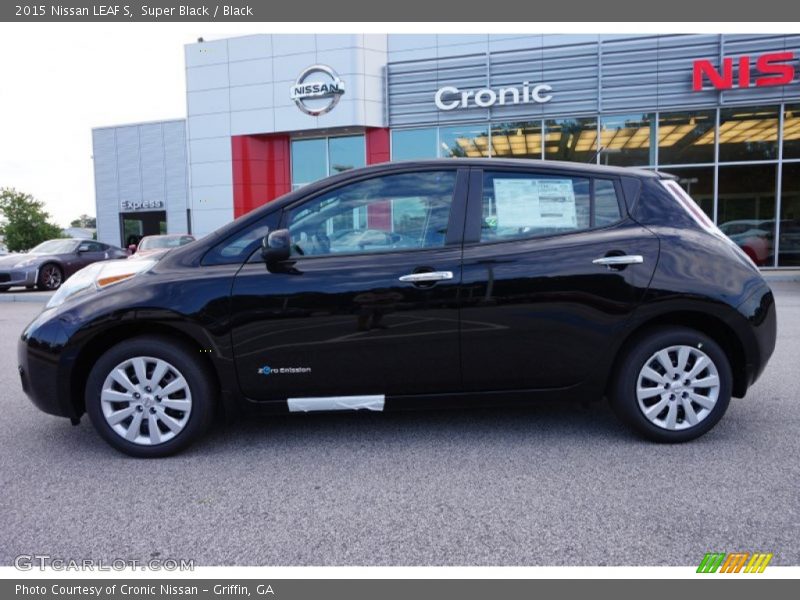 Super Black / Black 2015 Nissan LEAF S