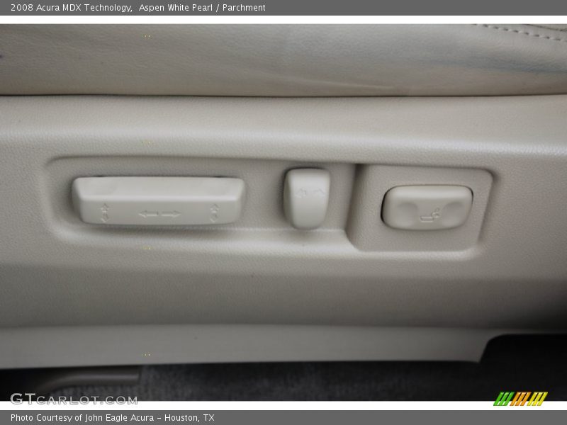 Aspen White Pearl / Parchment 2008 Acura MDX Technology
