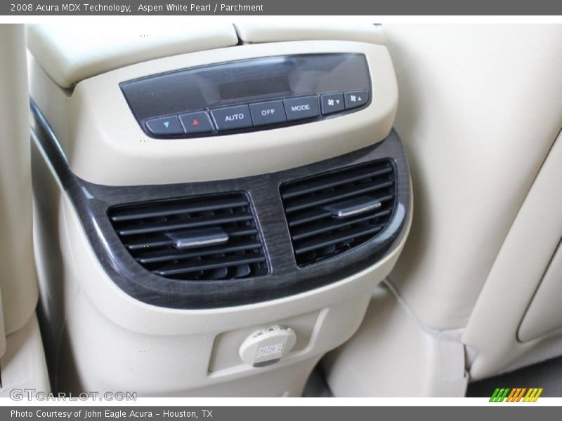 Aspen White Pearl / Parchment 2008 Acura MDX Technology