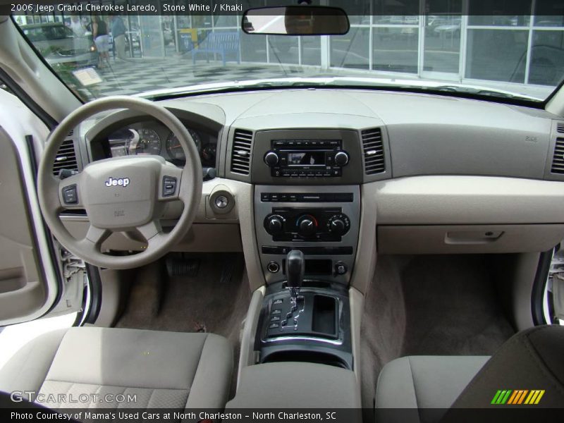 Stone White / Khaki 2006 Jeep Grand Cherokee Laredo