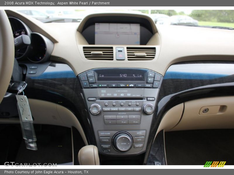 Aspen White Pearl / Parchment 2008 Acura MDX Technology