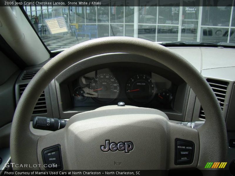 Stone White / Khaki 2006 Jeep Grand Cherokee Laredo