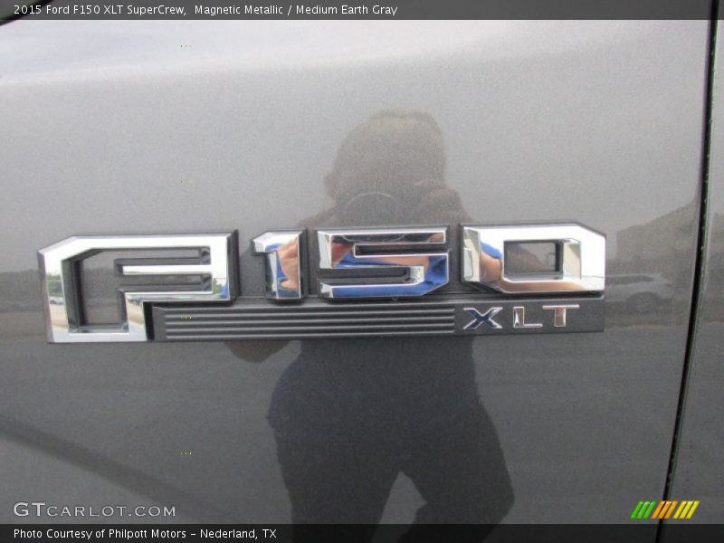 Magnetic Metallic / Medium Earth Gray 2015 Ford F150 XLT SuperCrew