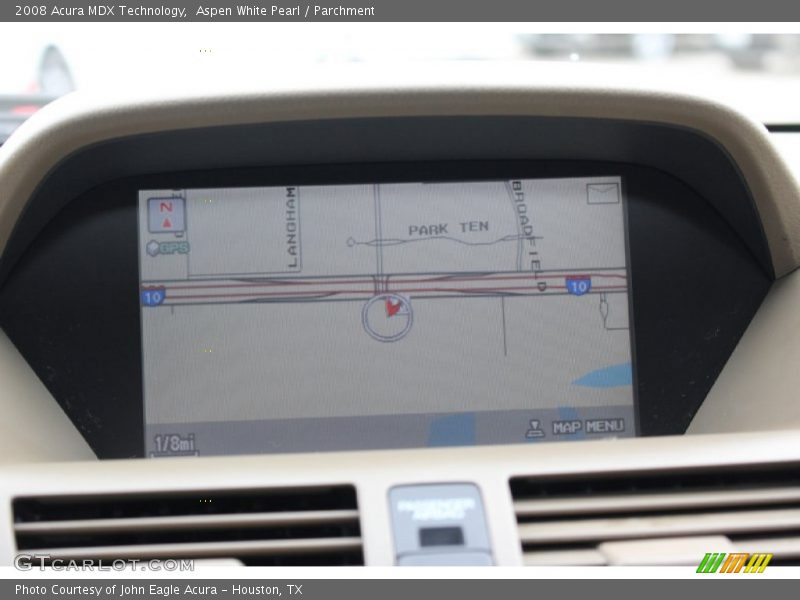 Aspen White Pearl / Parchment 2008 Acura MDX Technology