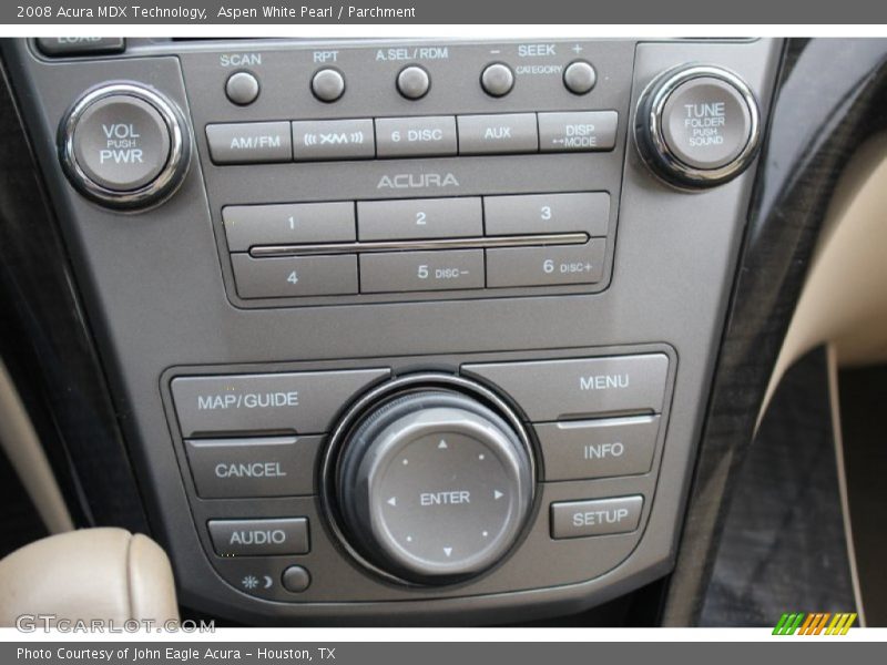 Aspen White Pearl / Parchment 2008 Acura MDX Technology