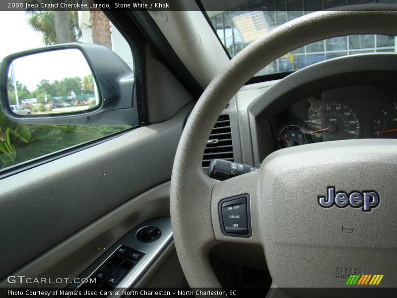 Stone White / Khaki 2006 Jeep Grand Cherokee Laredo
