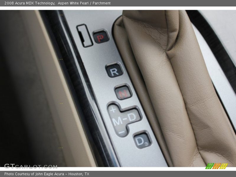 Aspen White Pearl / Parchment 2008 Acura MDX Technology
