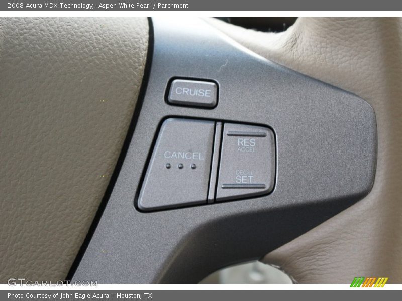 Aspen White Pearl / Parchment 2008 Acura MDX Technology