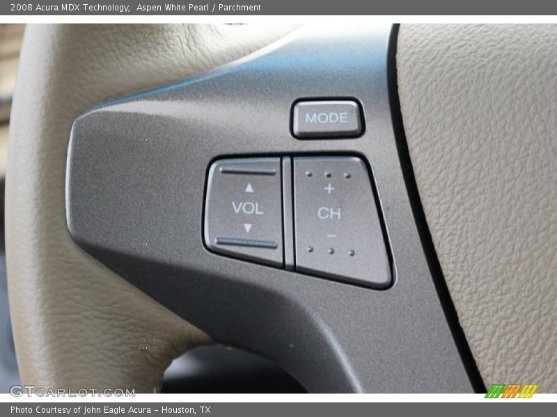 Aspen White Pearl / Parchment 2008 Acura MDX Technology