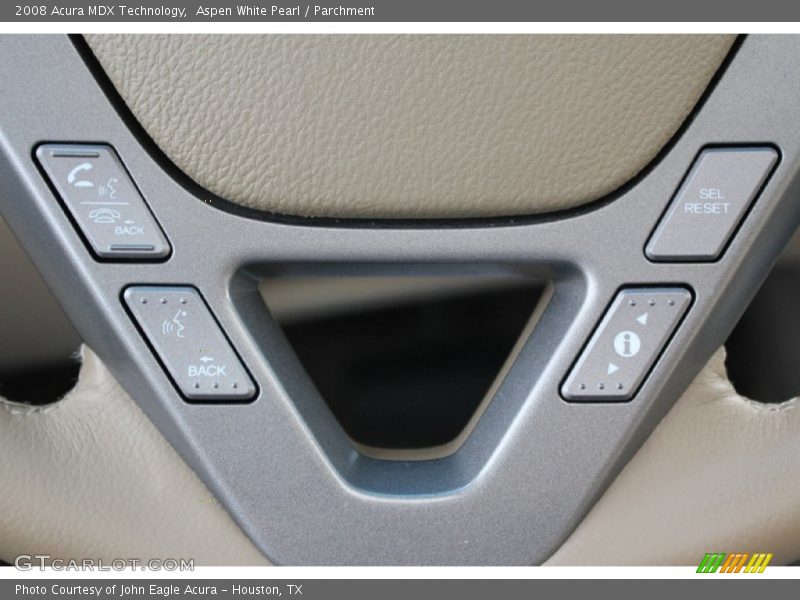 Aspen White Pearl / Parchment 2008 Acura MDX Technology
