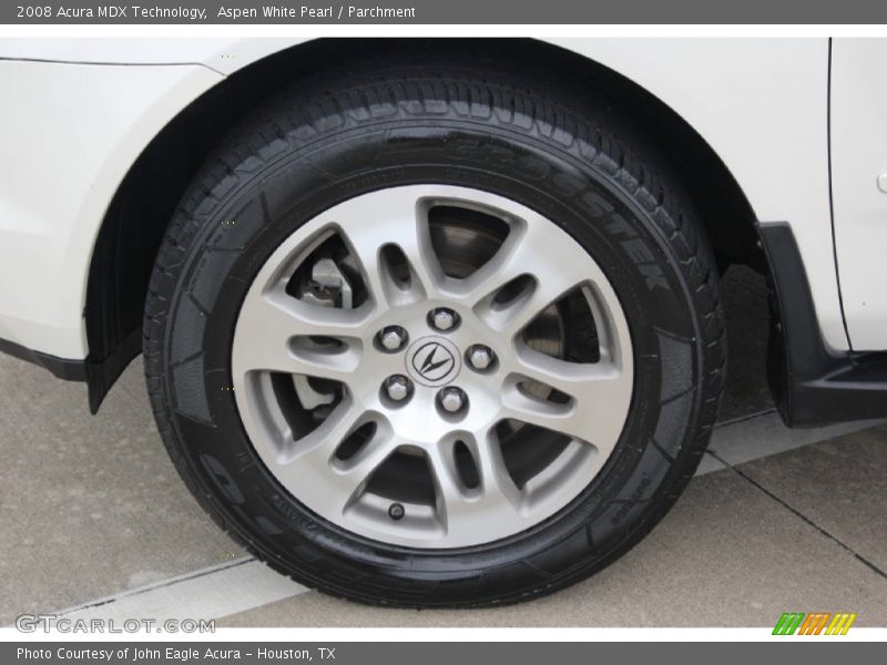 Aspen White Pearl / Parchment 2008 Acura MDX Technology