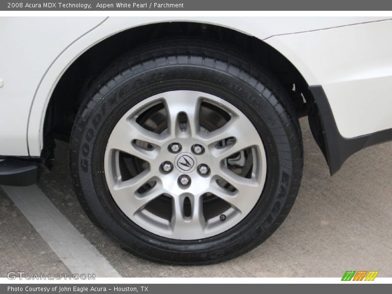 Aspen White Pearl / Parchment 2008 Acura MDX Technology