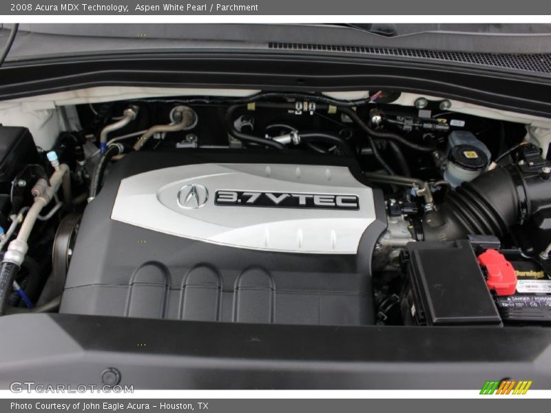 Aspen White Pearl / Parchment 2008 Acura MDX Technology