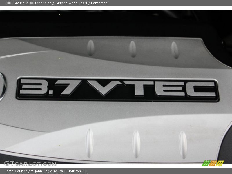 Aspen White Pearl / Parchment 2008 Acura MDX Technology