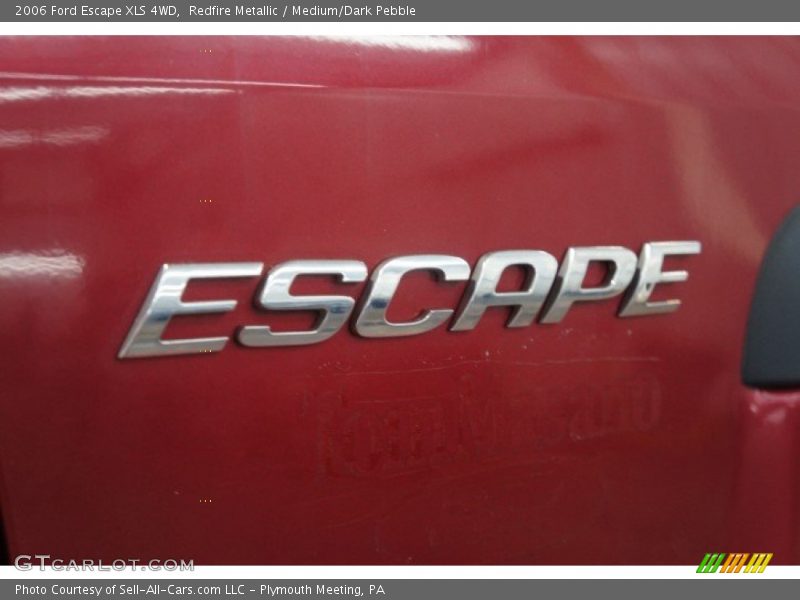 Redfire Metallic / Medium/Dark Pebble 2006 Ford Escape XLS 4WD