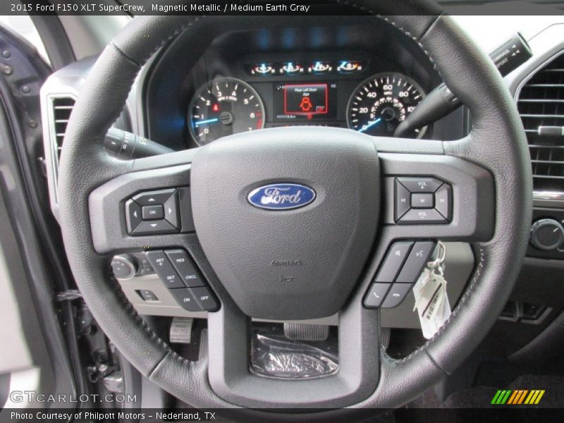 Magnetic Metallic / Medium Earth Gray 2015 Ford F150 XLT SuperCrew