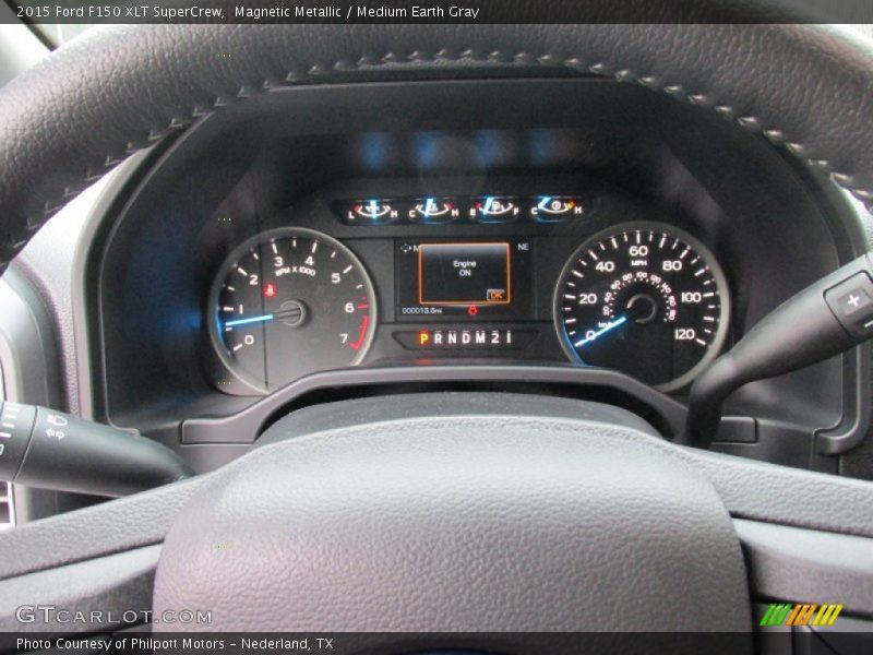 Magnetic Metallic / Medium Earth Gray 2015 Ford F150 XLT SuperCrew