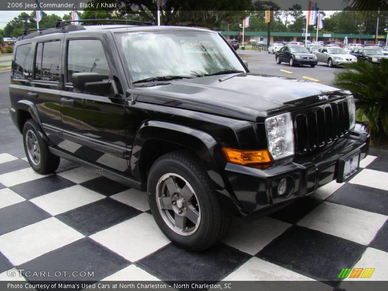 Black / Khaki 2006 Jeep Commander