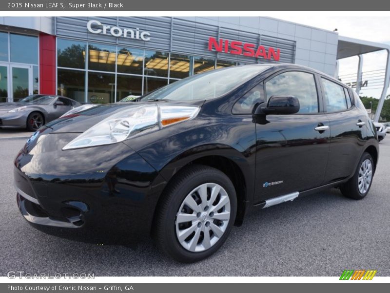 Super Black / Black 2015 Nissan LEAF S