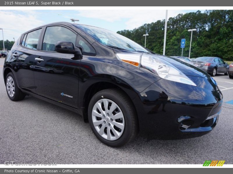 Super Black / Black 2015 Nissan LEAF S