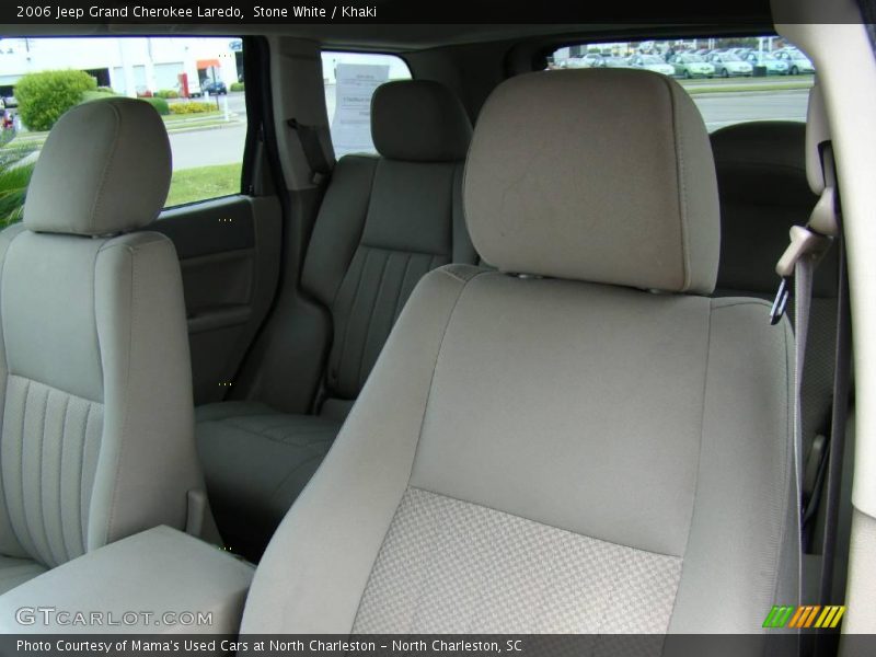 Stone White / Khaki 2006 Jeep Grand Cherokee Laredo