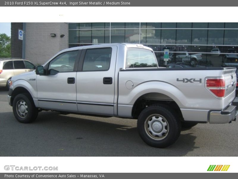  2010 F150 XL SuperCrew 4x4 Ingot Silver Metallic