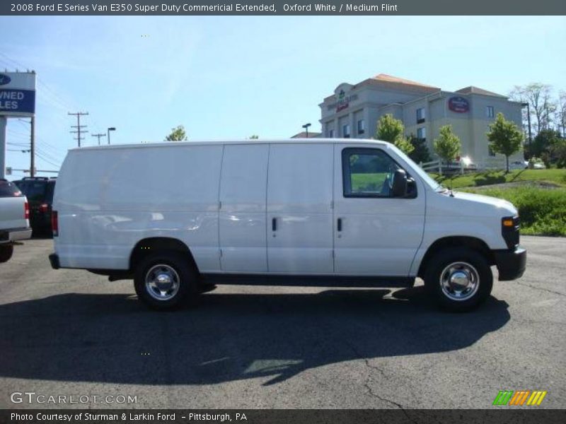 Oxford White / Medium Flint 2008 Ford E Series Van E350 Super Duty Commericial Extended