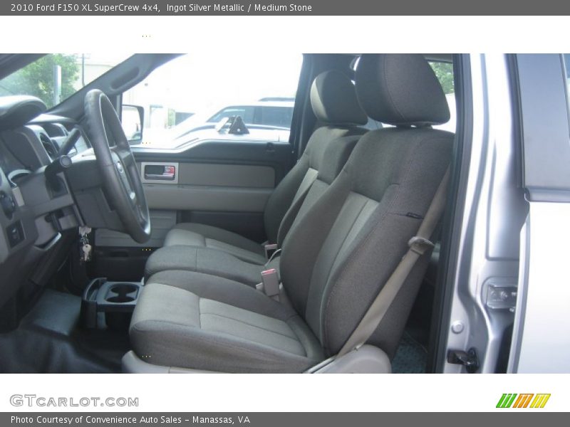  2010 F150 XL SuperCrew 4x4 Medium Stone Interior