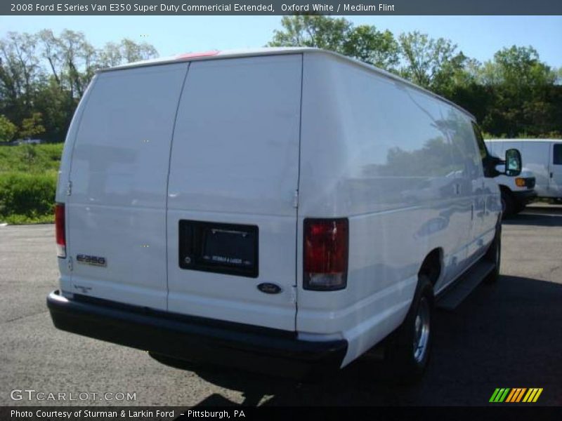 Oxford White / Medium Flint 2008 Ford E Series Van E350 Super Duty Commericial Extended