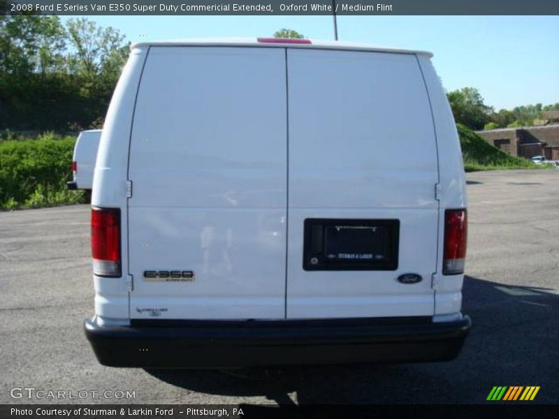 Oxford White / Medium Flint 2008 Ford E Series Van E350 Super Duty Commericial Extended