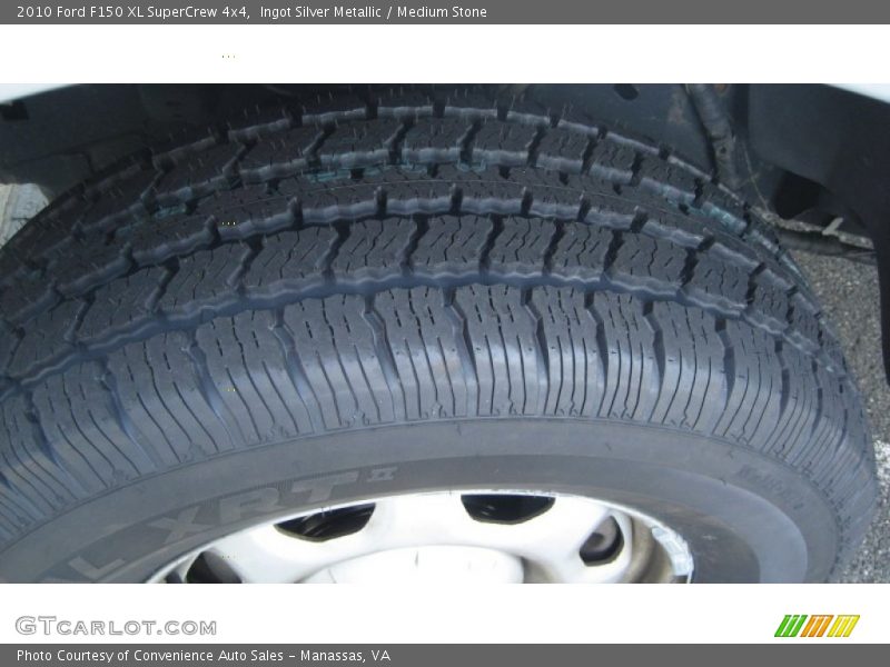 Ingot Silver Metallic / Medium Stone 2010 Ford F150 XL SuperCrew 4x4