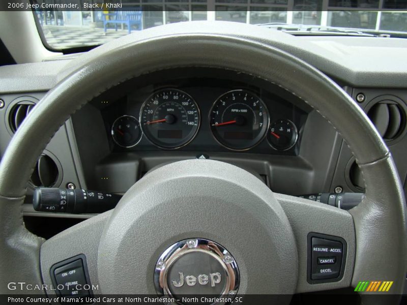 Black / Khaki 2006 Jeep Commander