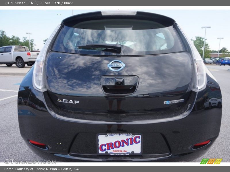 Super Black / Black 2015 Nissan LEAF S
